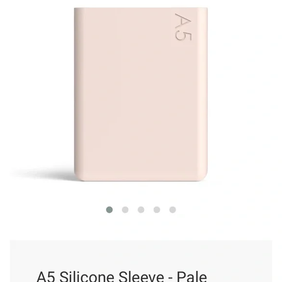 MEMOBOTTLE A5 memobottle and A5 Silicone Sleeve - Pale Coral - Picture 5 of 6